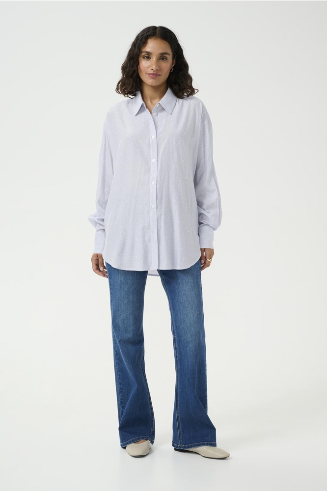 KAMILENA SHIRT 10509799 107269 BLUE/WHITE STRIPE